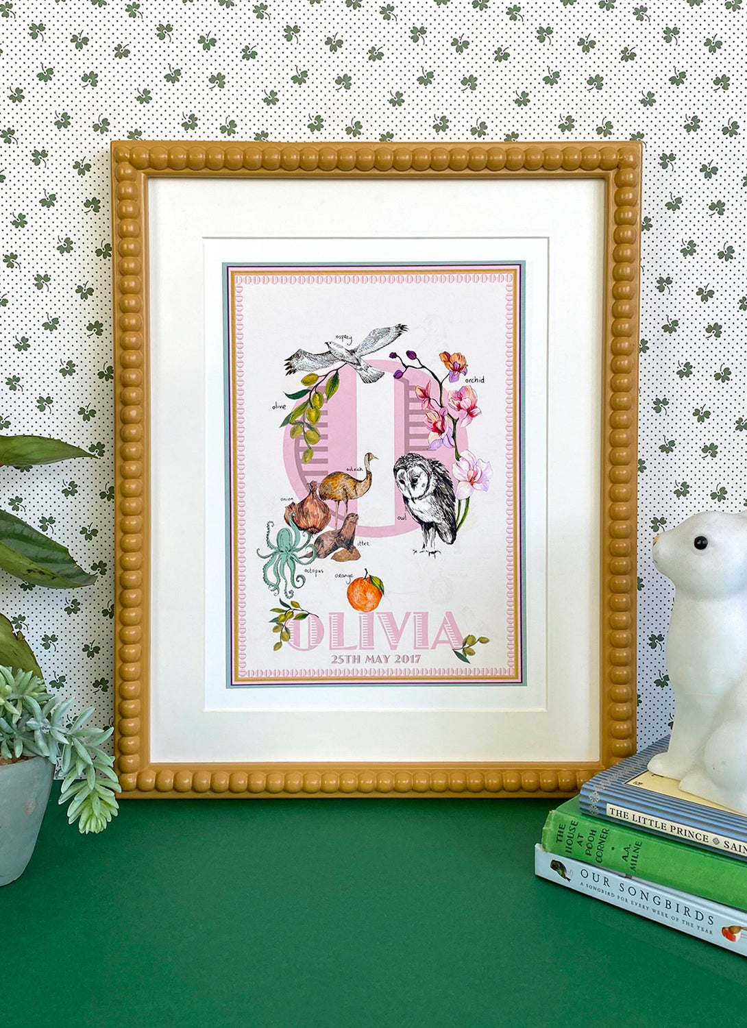 Personalised Letter 'O' Giclée Print
