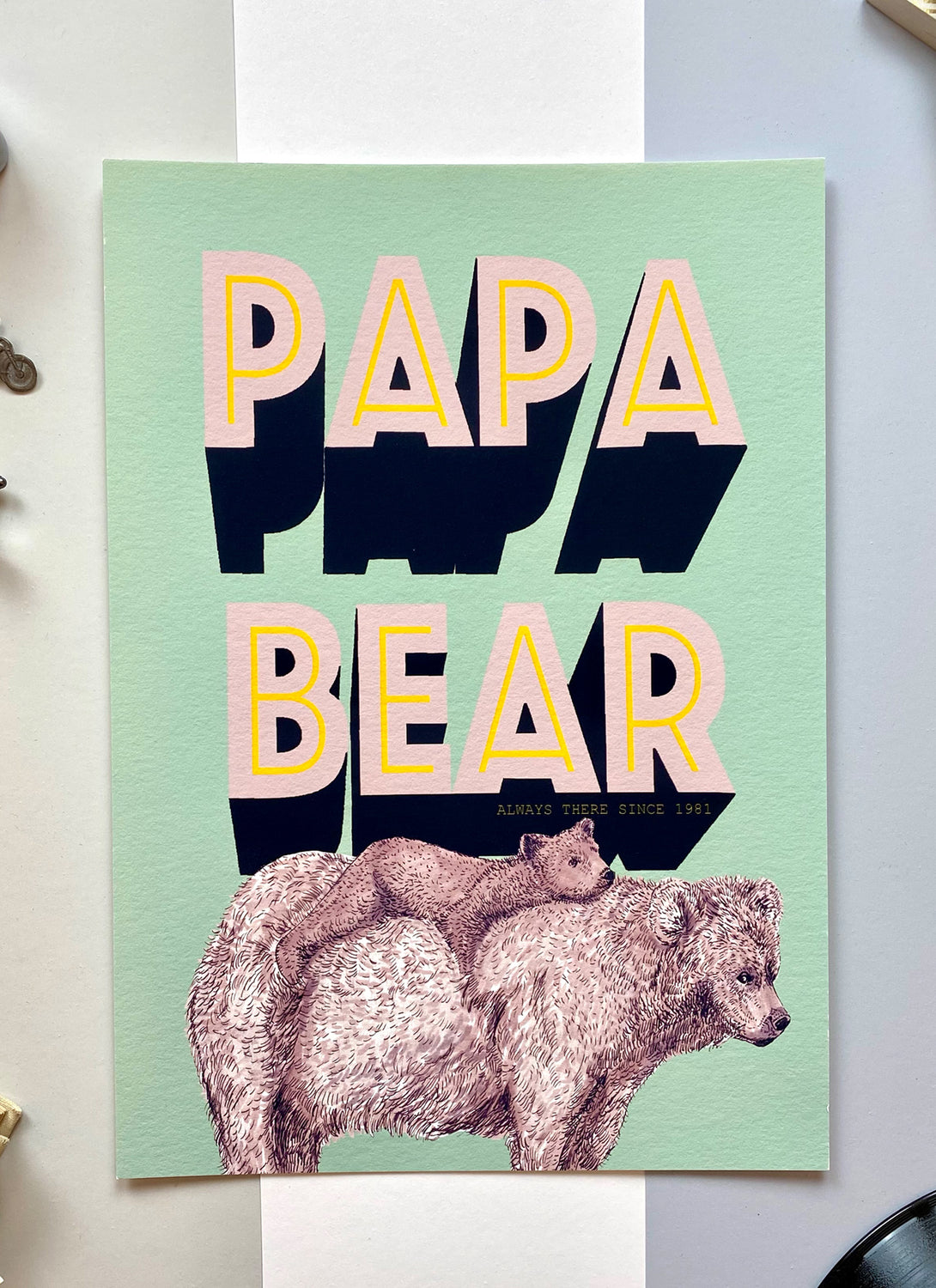 Papa Bear Giclée Print