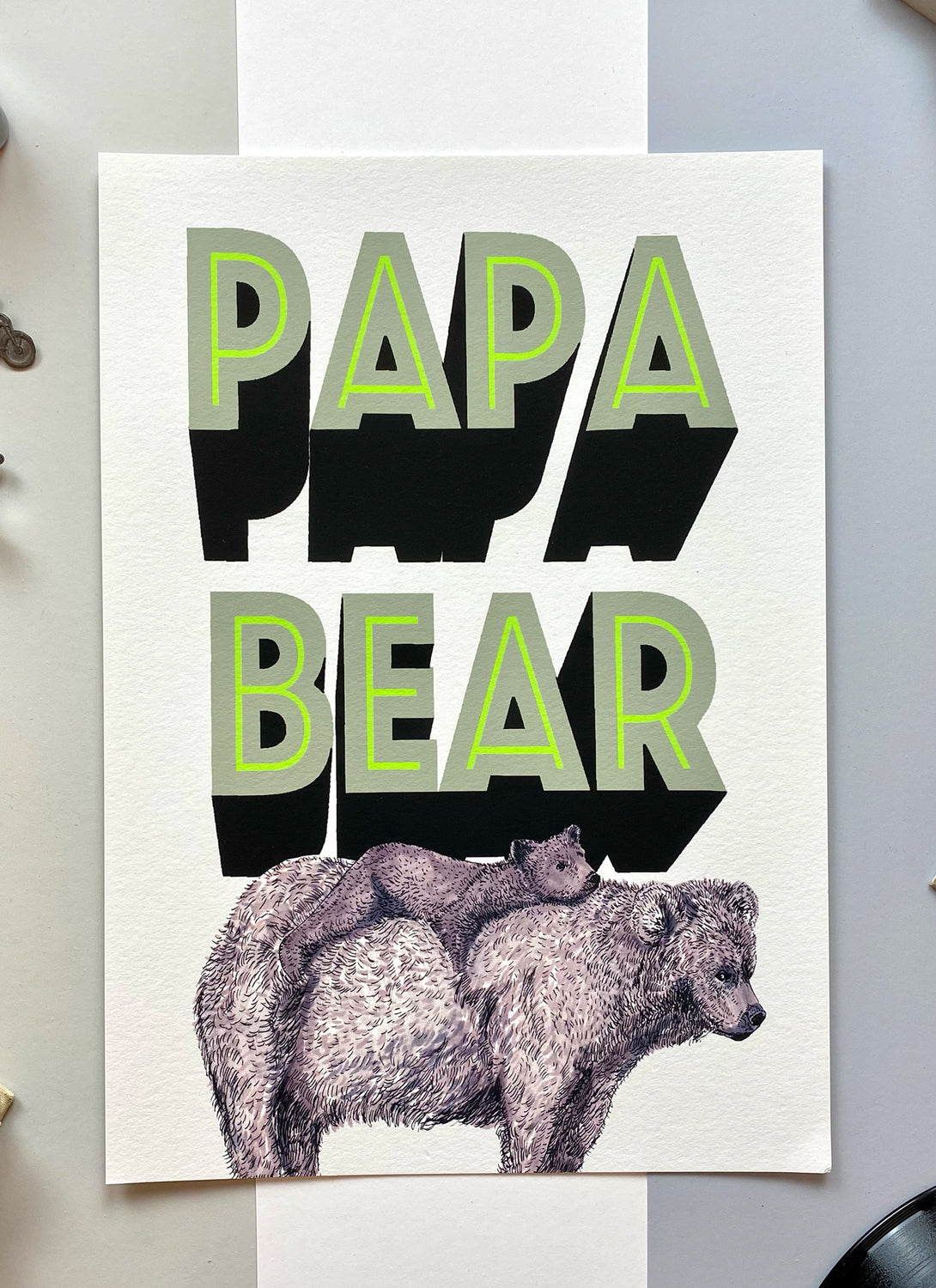 Papa Bear Giclée Print