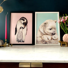 Load image into Gallery viewer, Penguin Love Giclée Print
