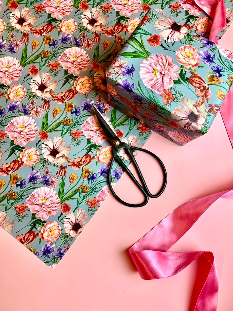 Indian Bloom Gift Wrap