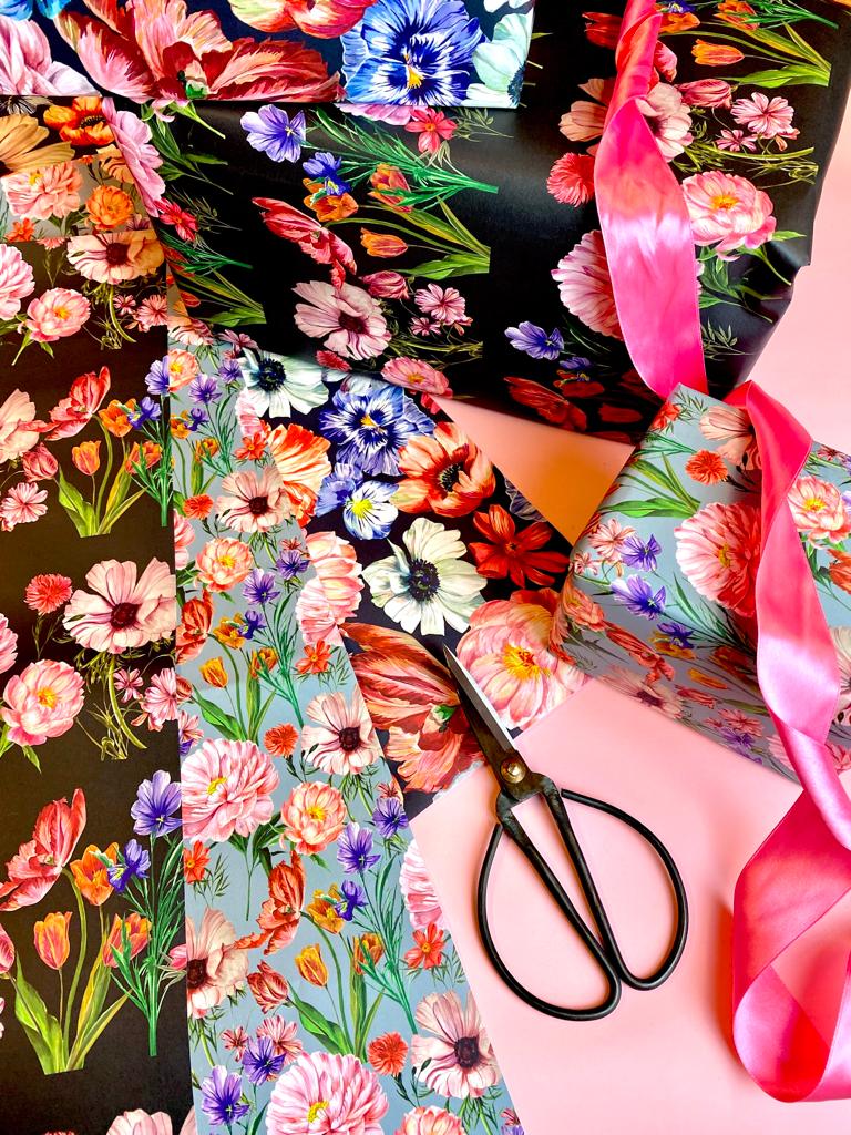 Indian Bloom Gift Wrap