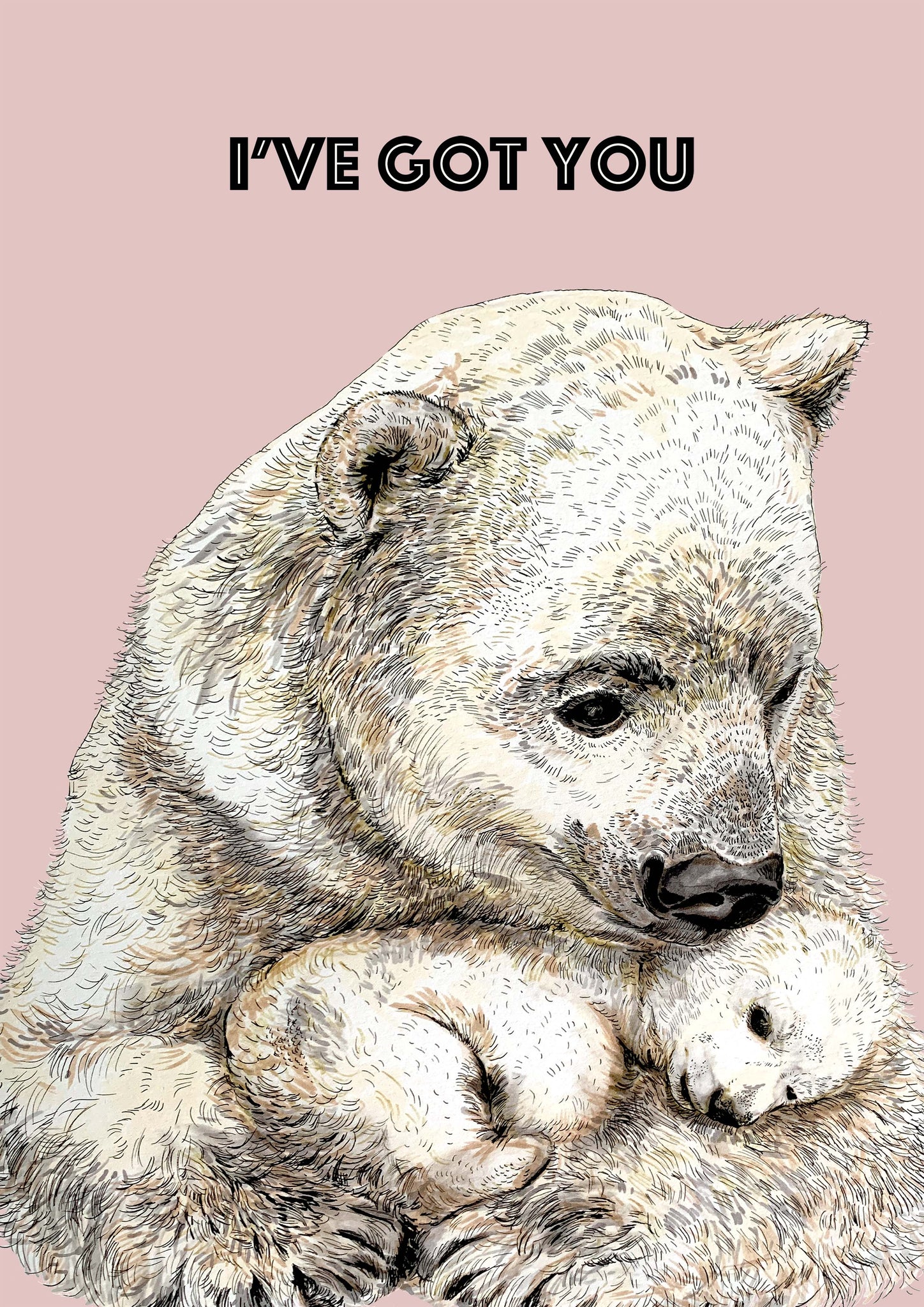 Bear Hug Giclée Print – Max Made Me Do It