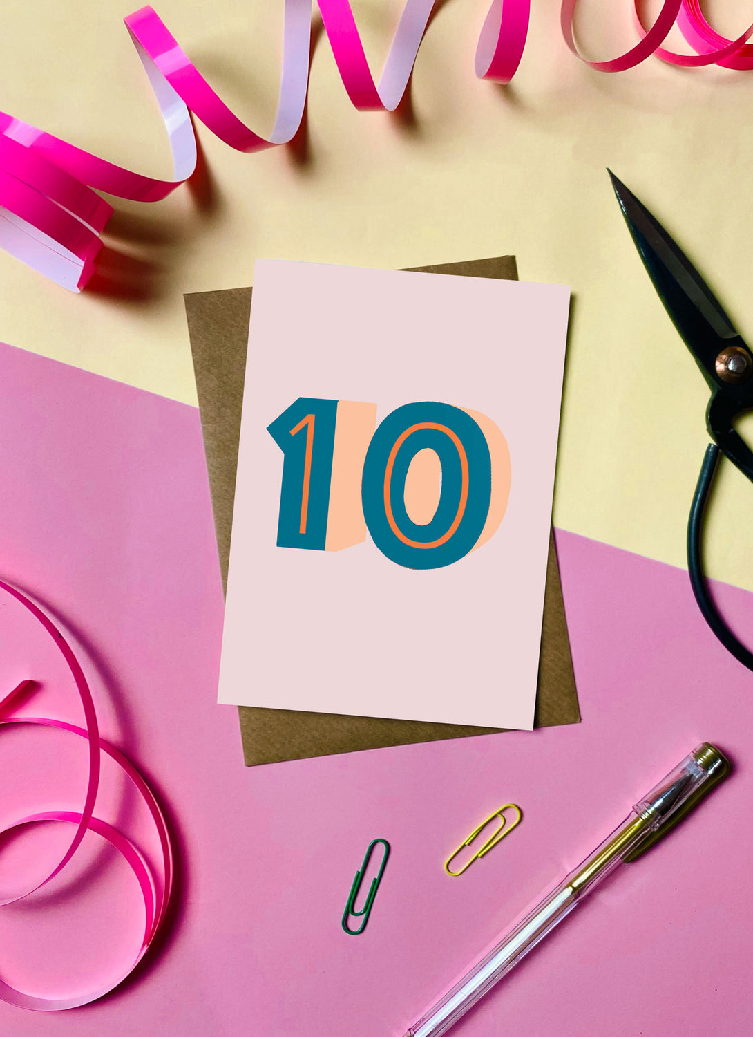 POP 10 Age Card