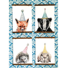 Load image into Gallery viewer, Party Badger Giclée Print
