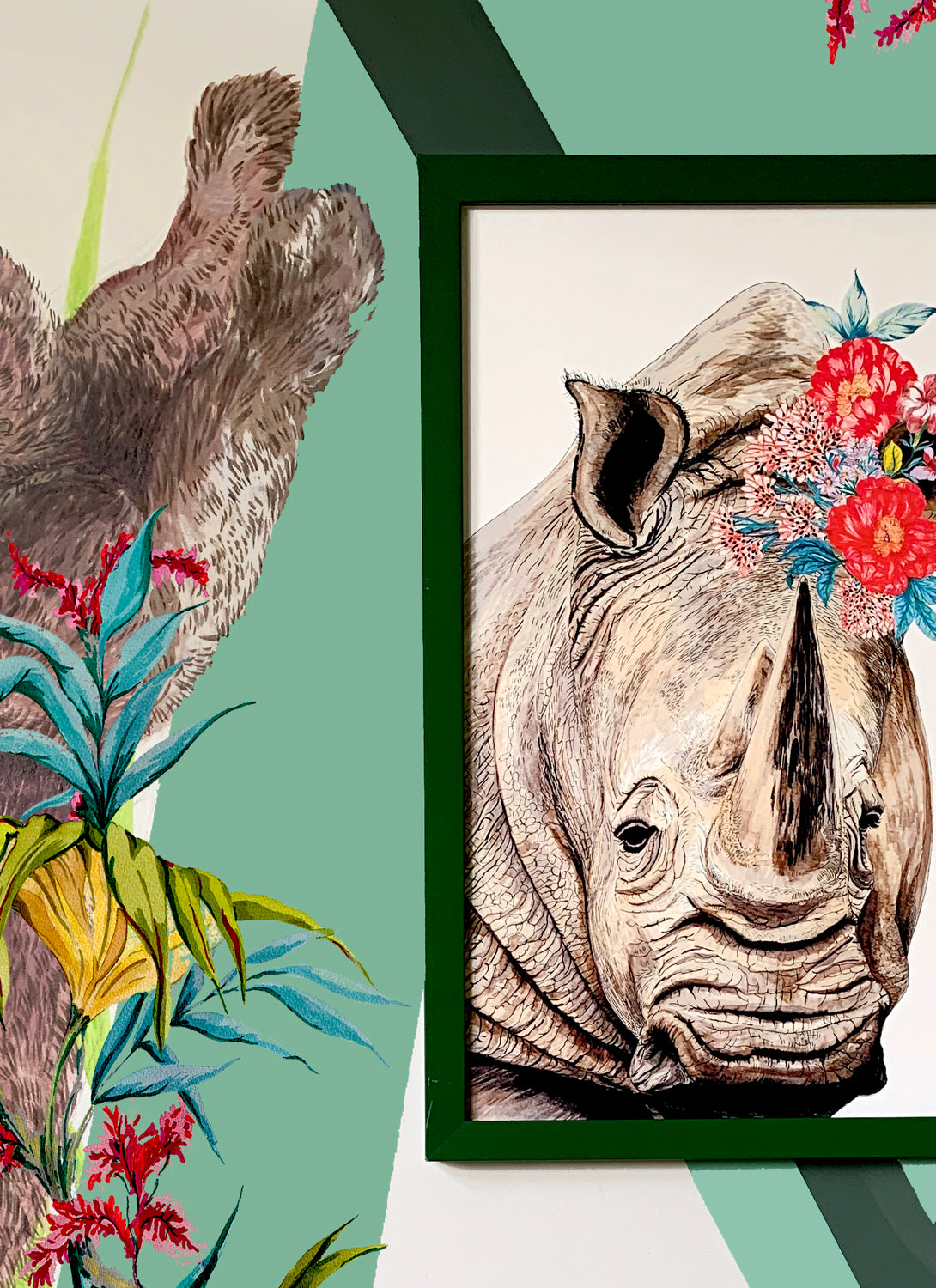 Rhino Giclée Print