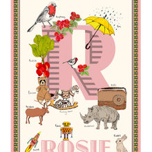 Load image into Gallery viewer, Personalised Letter &#39;R&#39; Giclée Print
