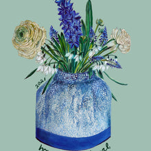 Load image into Gallery viewer, Spring in Crackle Vase Giclée Print
