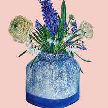 Load image into Gallery viewer, Spring in Crackle Vase Giclée Print
