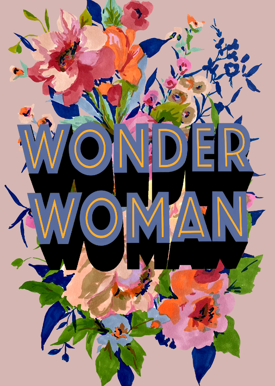 Bold Wonder Woman Giclée Print