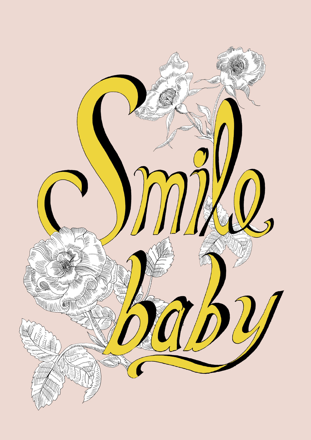 Smile Baby Giclée Print