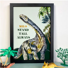 Load image into Gallery viewer, Stand Tall Dinosaur Giclée Print
