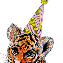 Load image into Gallery viewer, Party Tiger Giclée Print
