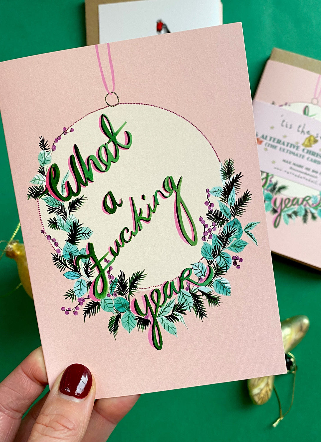 What A Fucking Year Christmas Card