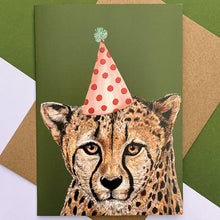 Load image into Gallery viewer, Cheetah Party Hat
