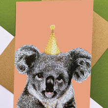 Load image into Gallery viewer, Koala Party Hat Orange
