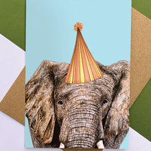 Load image into Gallery viewer, Elephant Party Hat Blue

