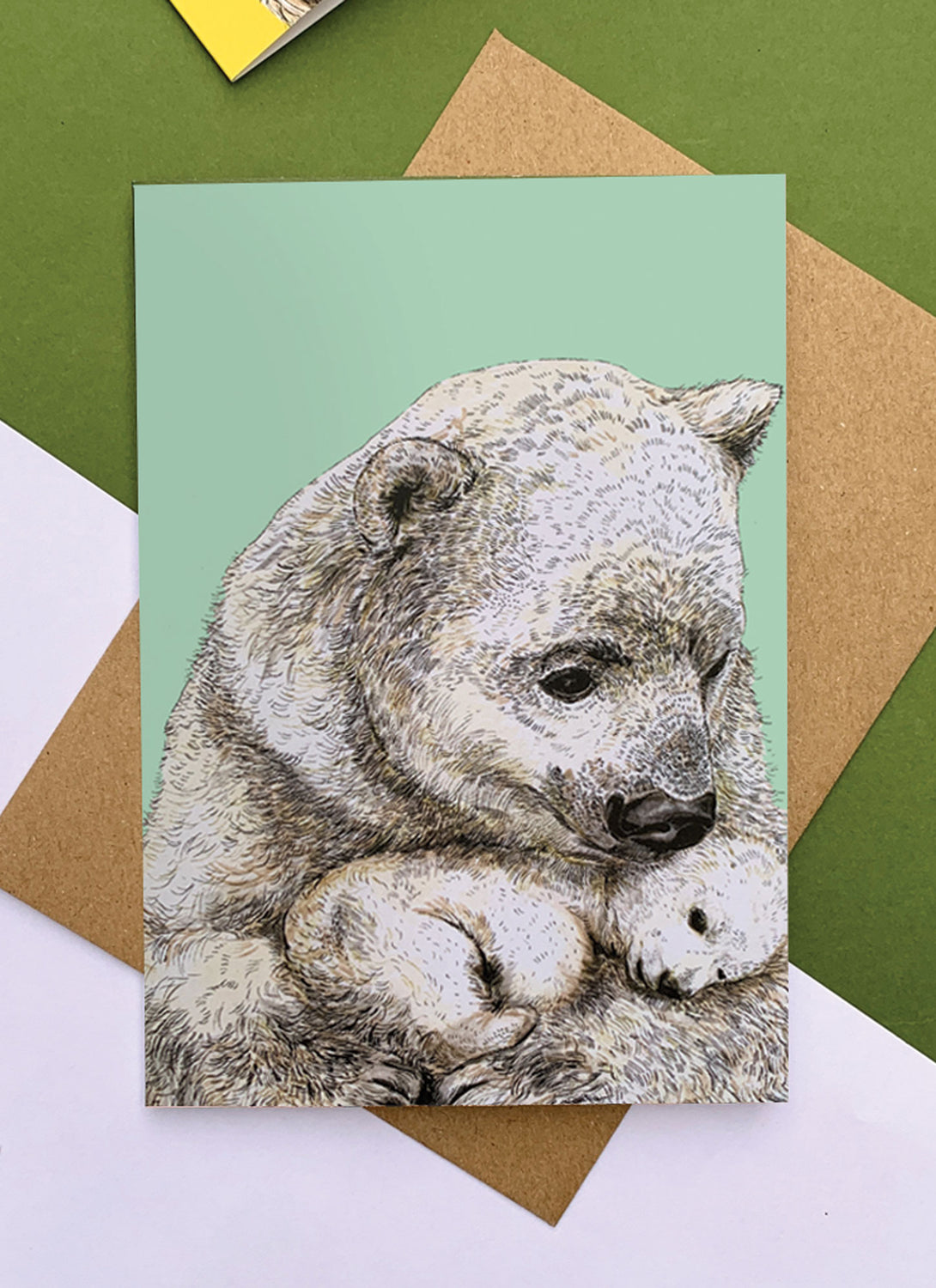 Polar Bear On Mint