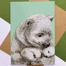 Load image into Gallery viewer, Polar Bear On Mint

