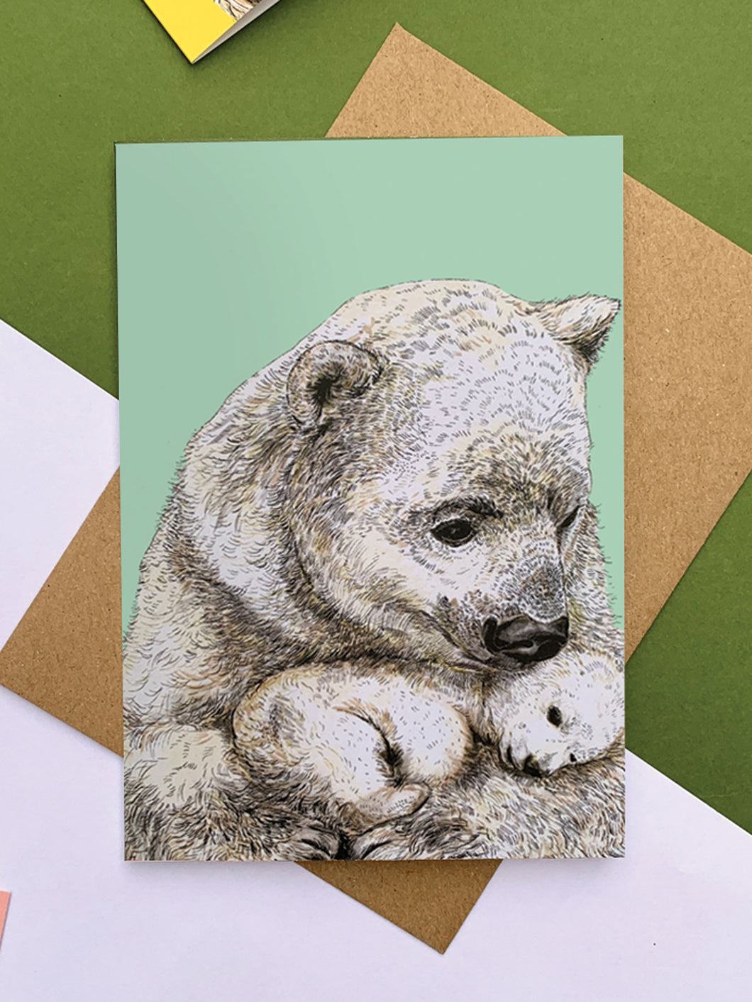 Polar Bear On Mint
