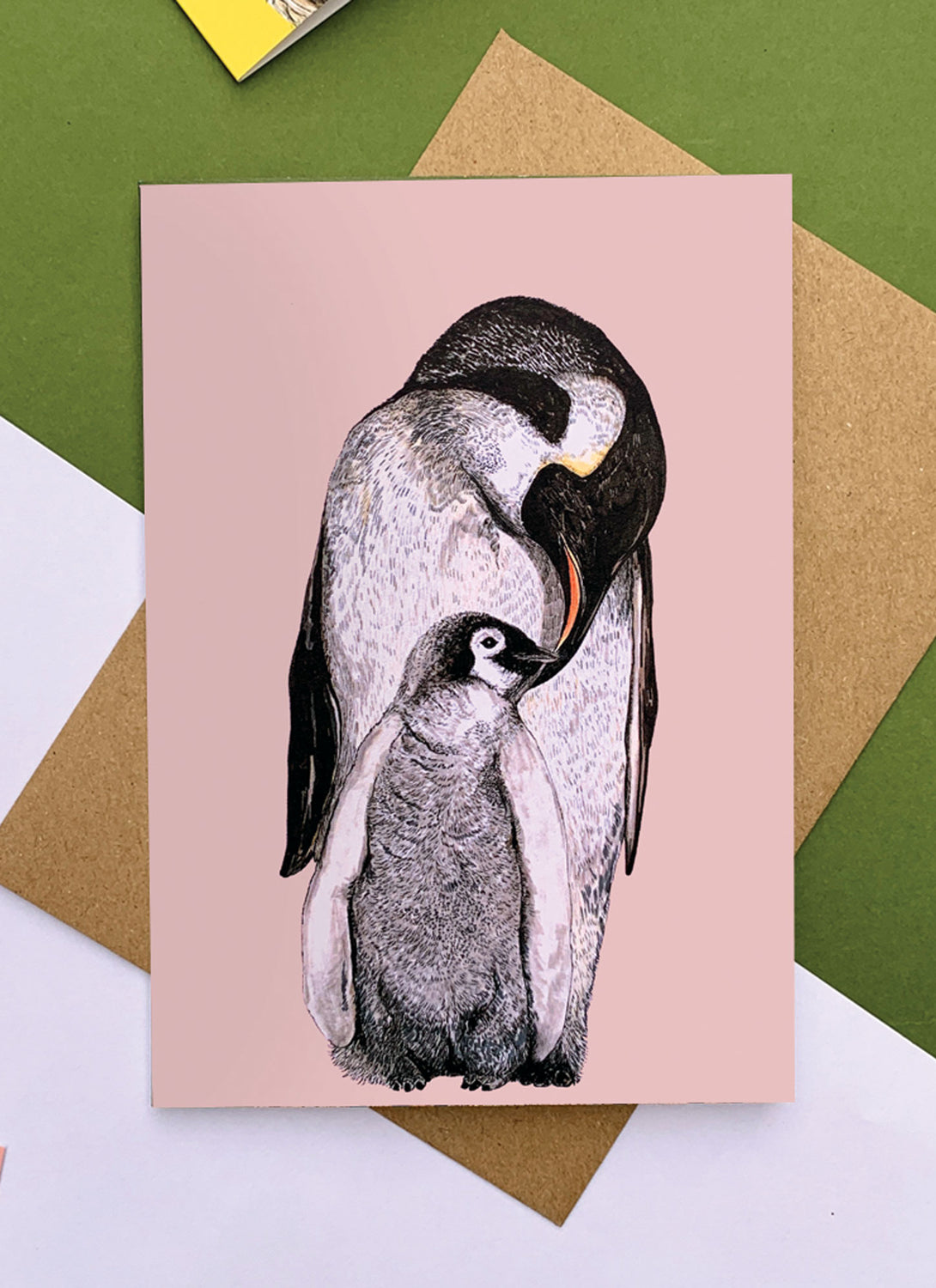 Penguin On Pink