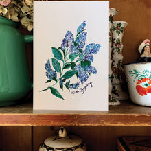 Load image into Gallery viewer, California Lilacs With Sympathy Card
