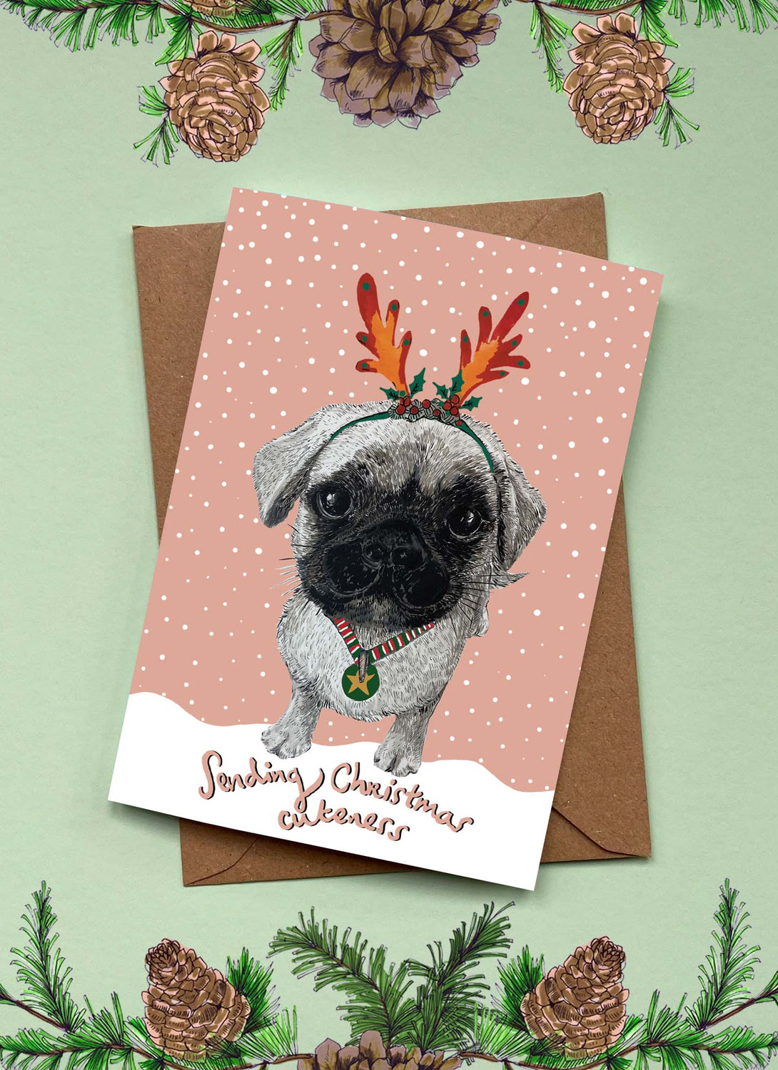 Christmas Cuteness Christmas Dog Card