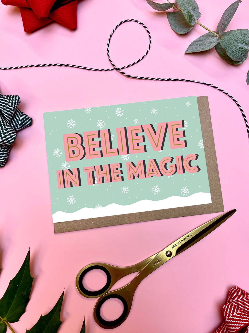 Believe In The Magic Christmas Card