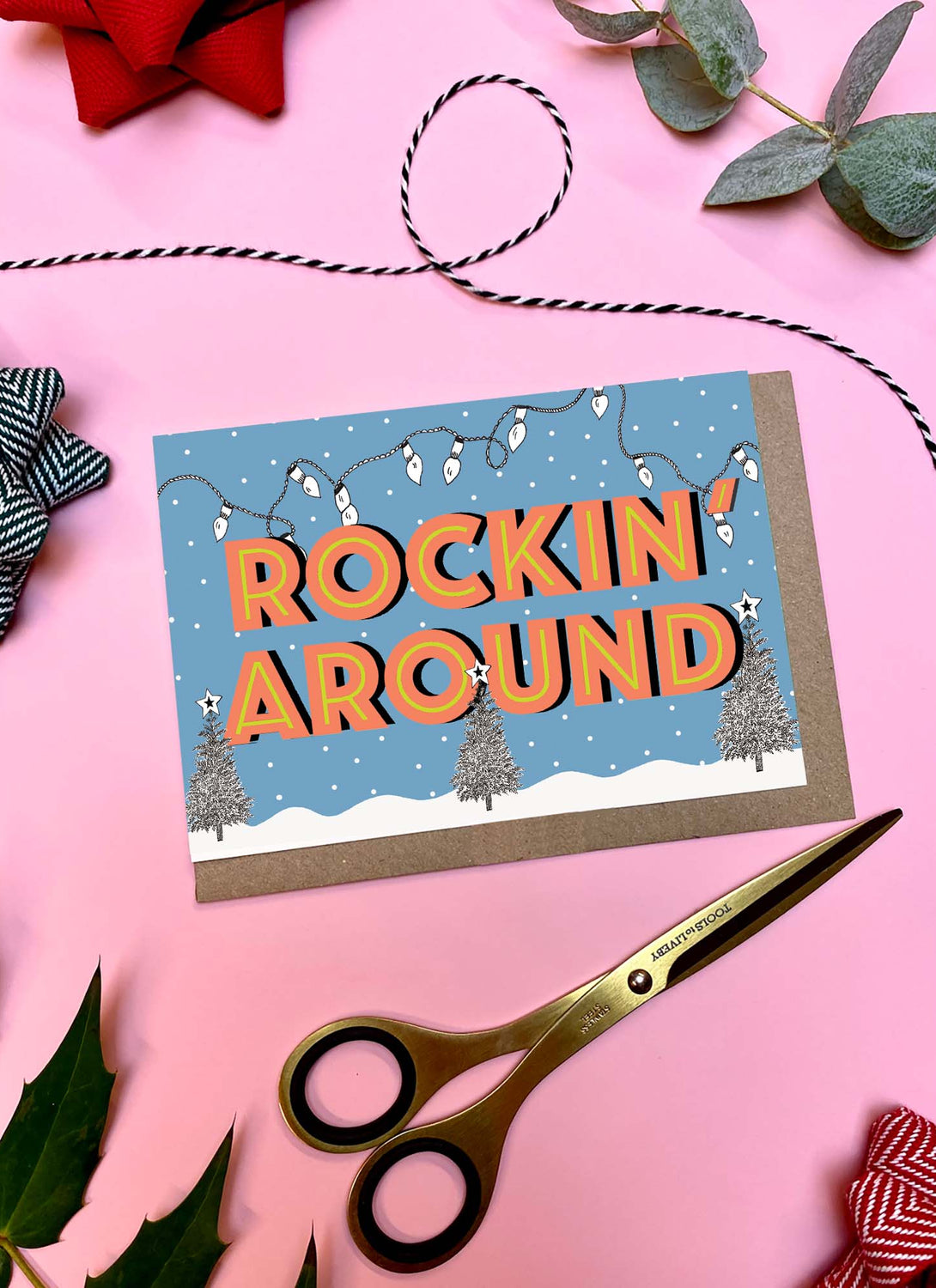 Rockin' Around Christmas Card