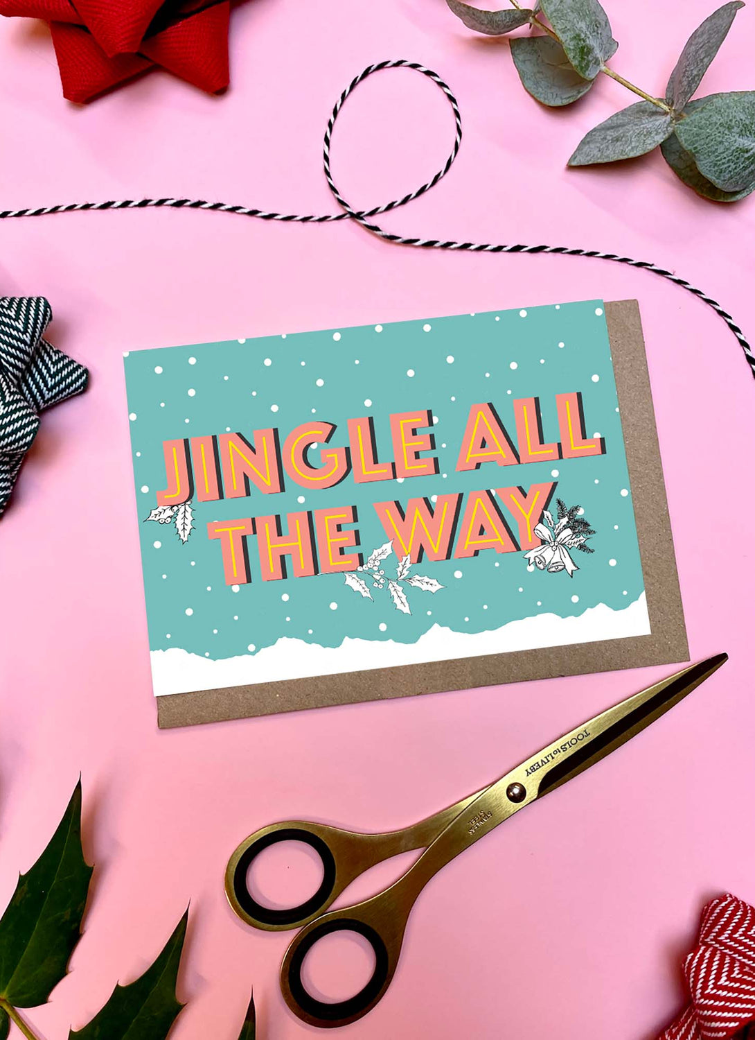 Jingle All The Way Christmas Card