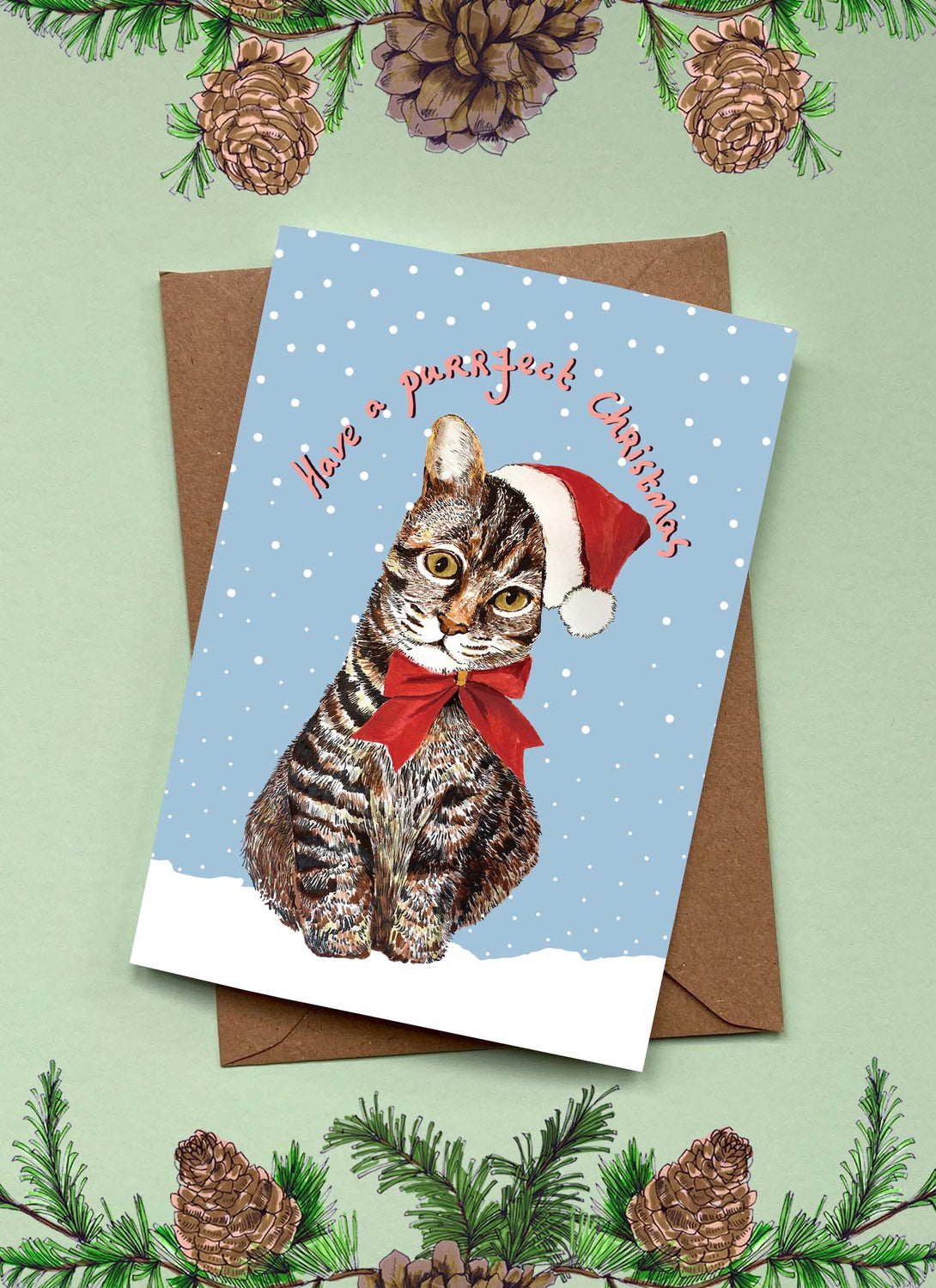 Have A Purrfect Christmas Card
