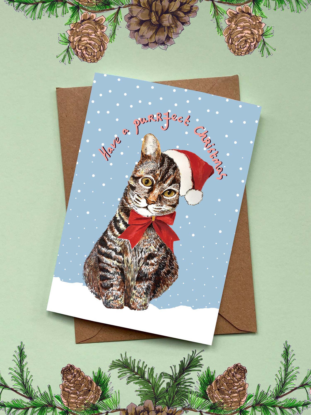 Have A Purrfect Christmas Card