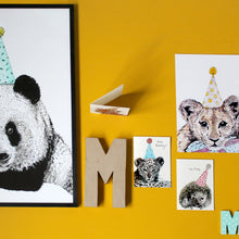 Load image into Gallery viewer, Party Panda Giclée Print
