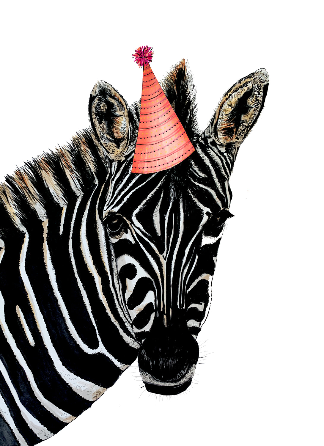 Zebra Giclée Print