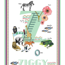 Load image into Gallery viewer, Personalised Letter &#39;Z&#39; Giclée Print
