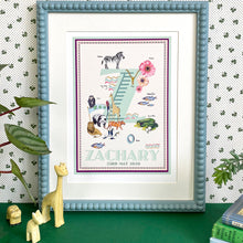 Load image into Gallery viewer, Personalised Letter &#39;Z&#39; Giclée Print
