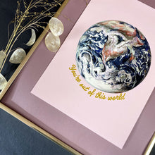 Load image into Gallery viewer, You&#39;re Out Of This World Blush Giclée Print
