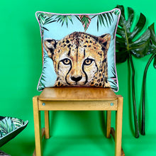 Load image into Gallery viewer, Tropical Cheetah Cushion Cover
