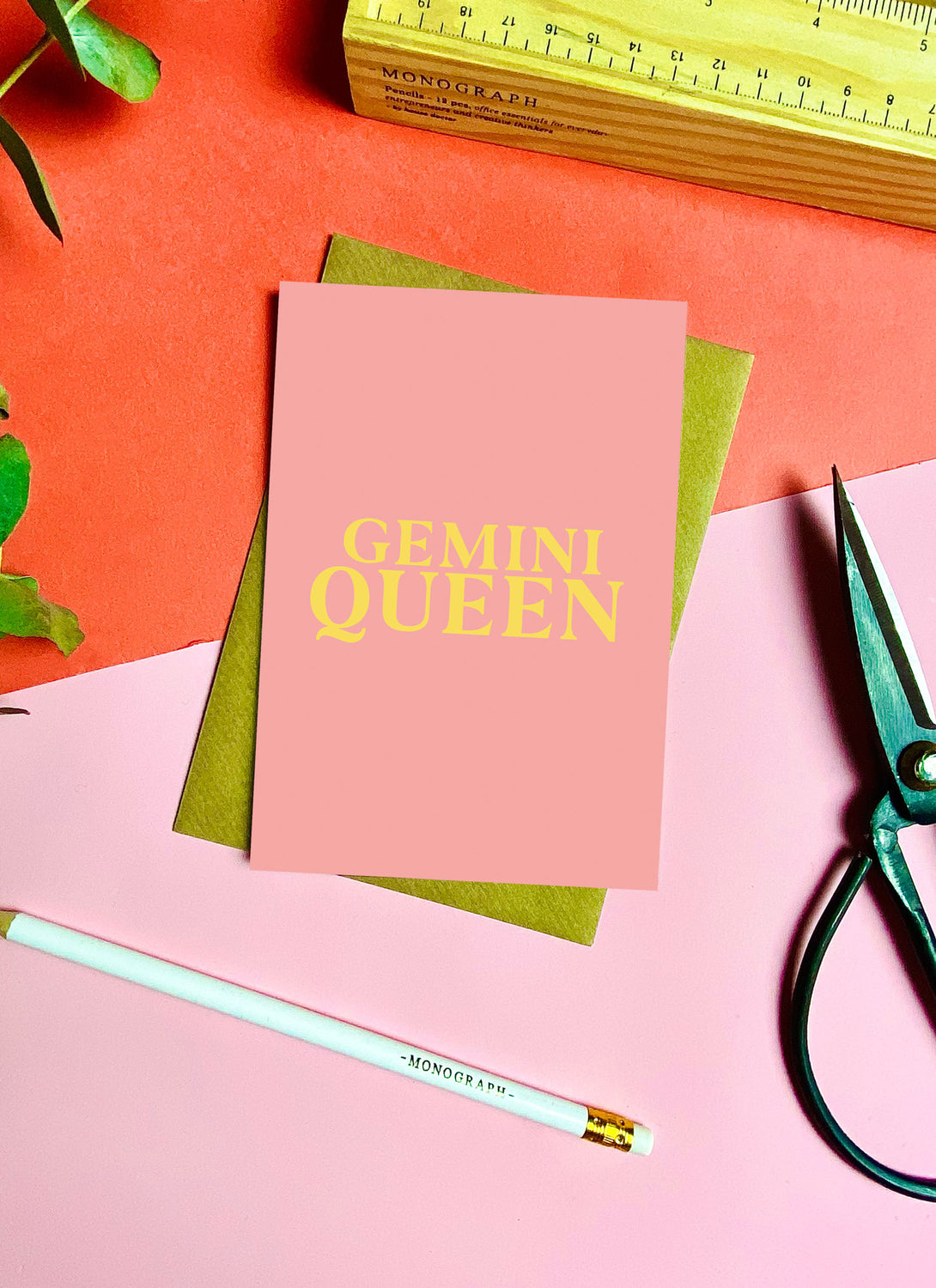 Gemini Queen Card