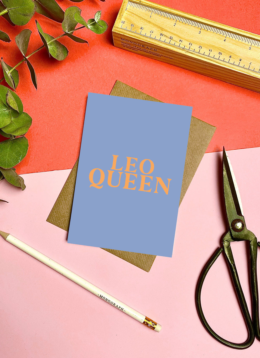 Leo Queen Card