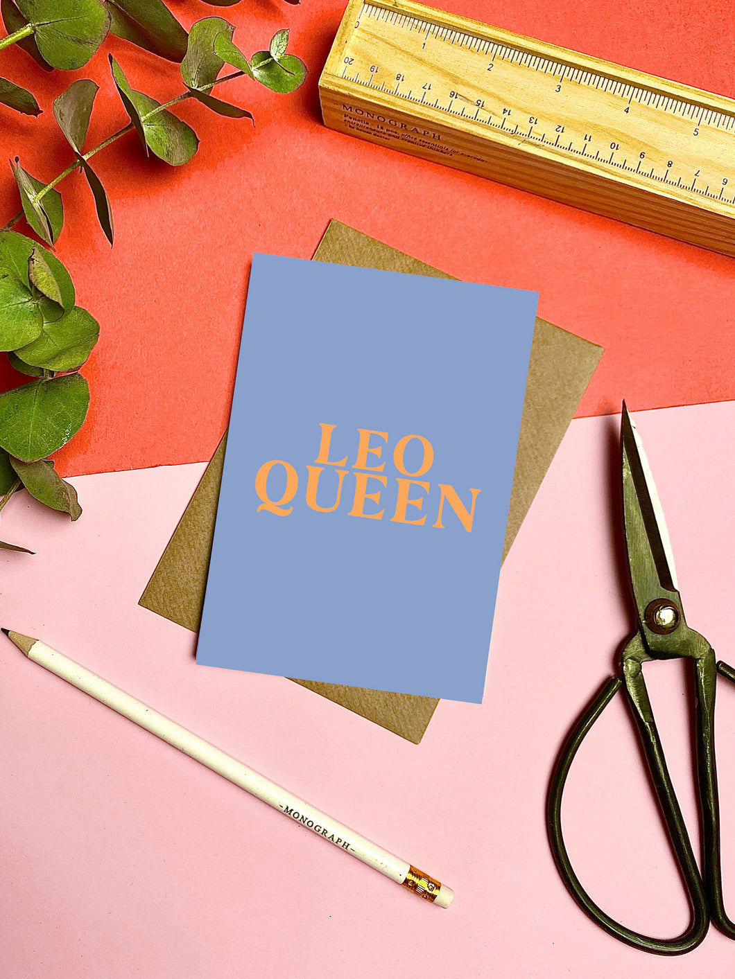 Leo Queen Card