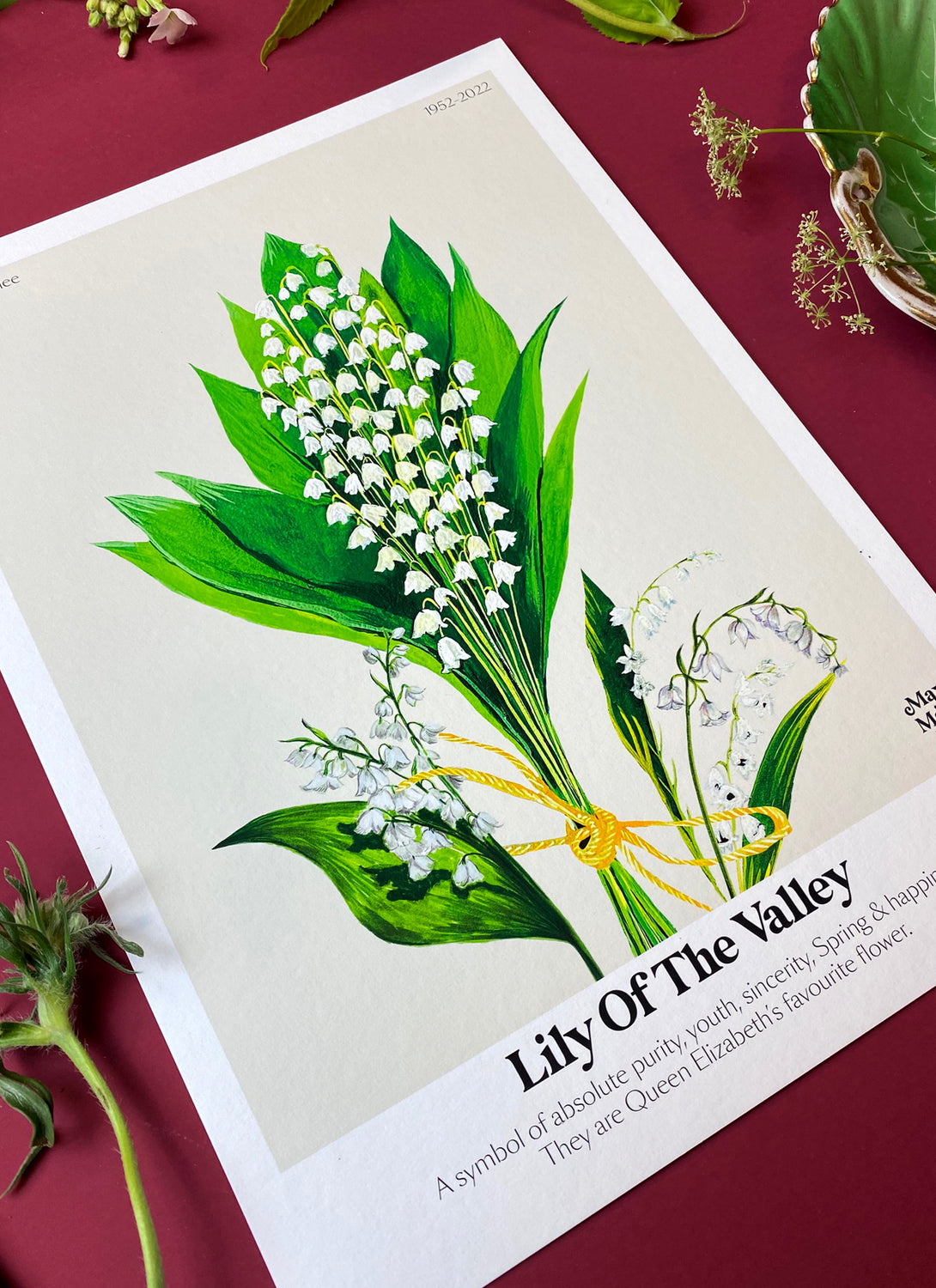 The Language of Flowers Lily Of The Valley Giclée Print