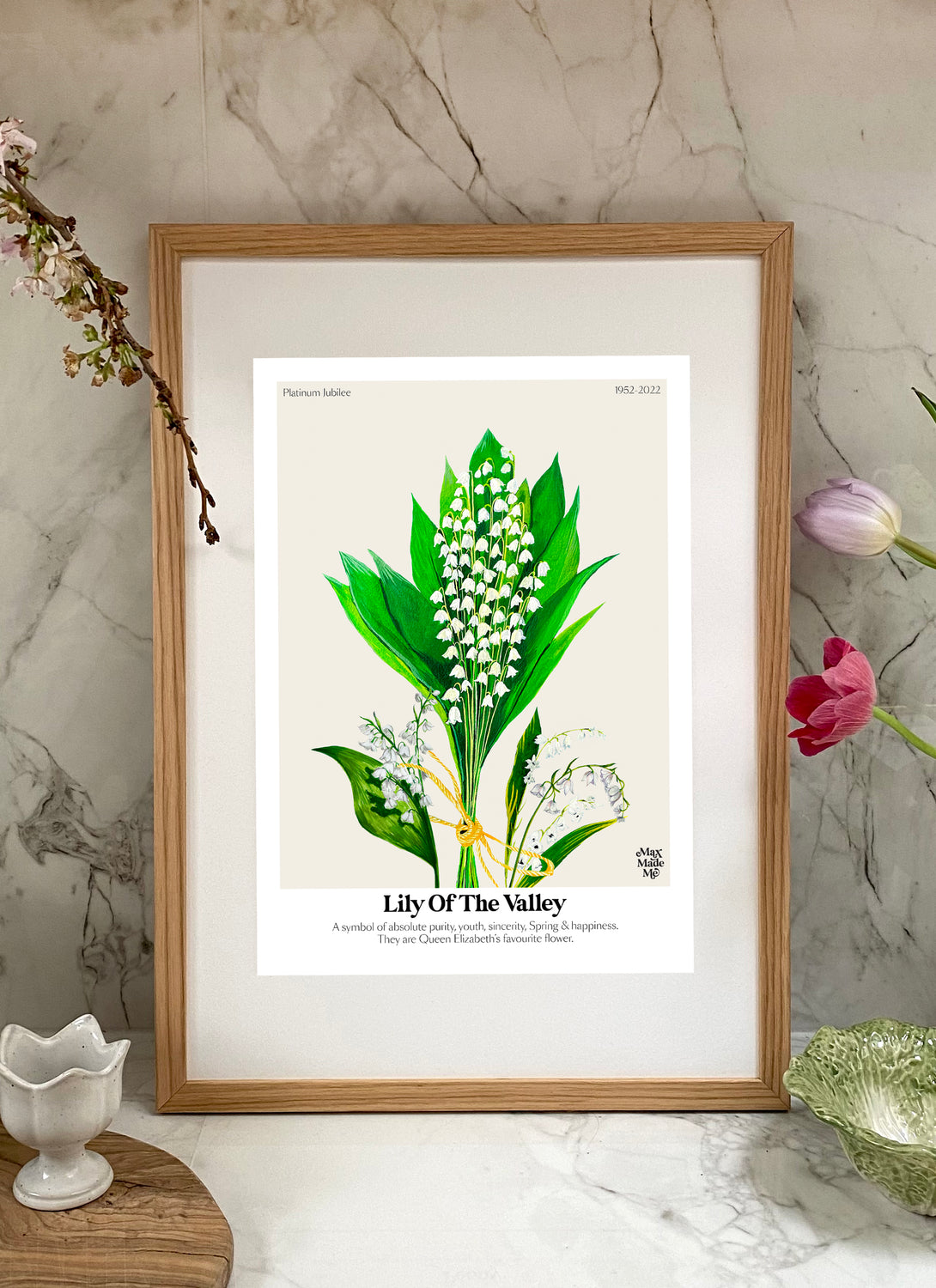 The Language of Flowers Lily Of The Valley Giclée Print