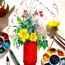 Load image into Gallery viewer, Flowers From My Garden Giclée Print
