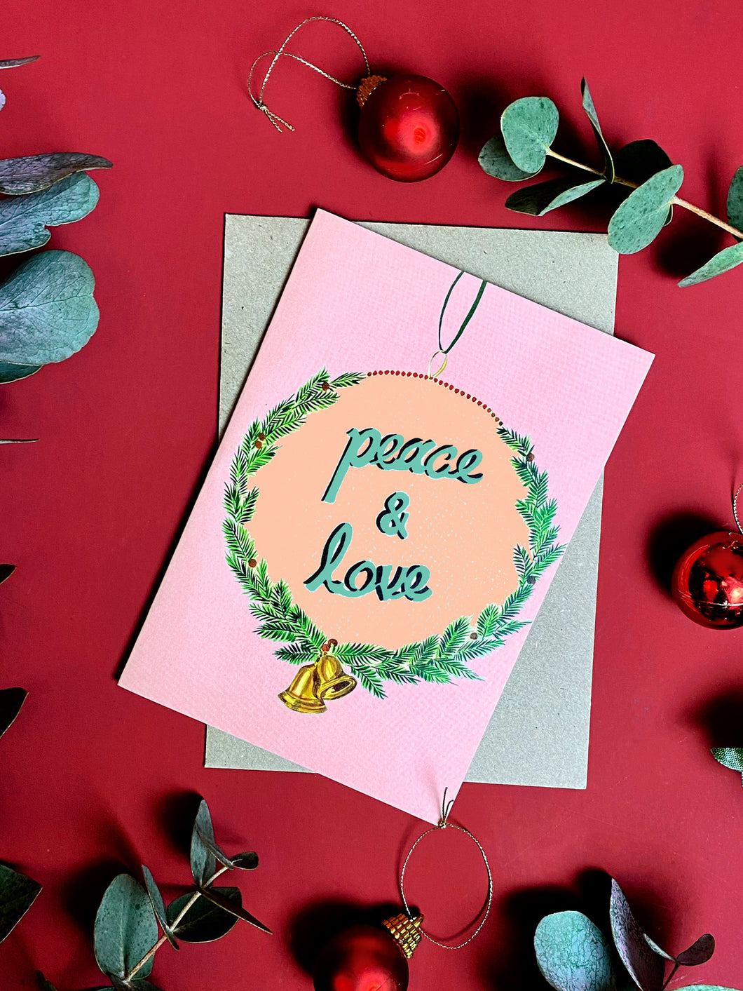 Peace & Love Christmas Card