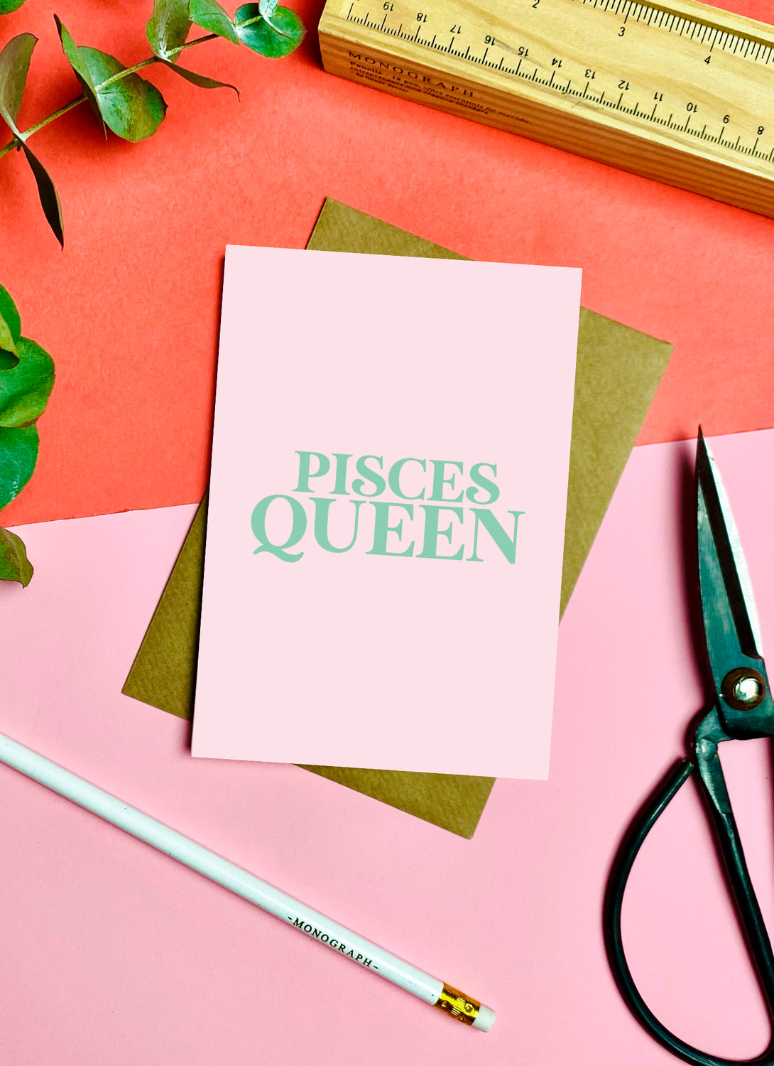 Pisces Queen Card