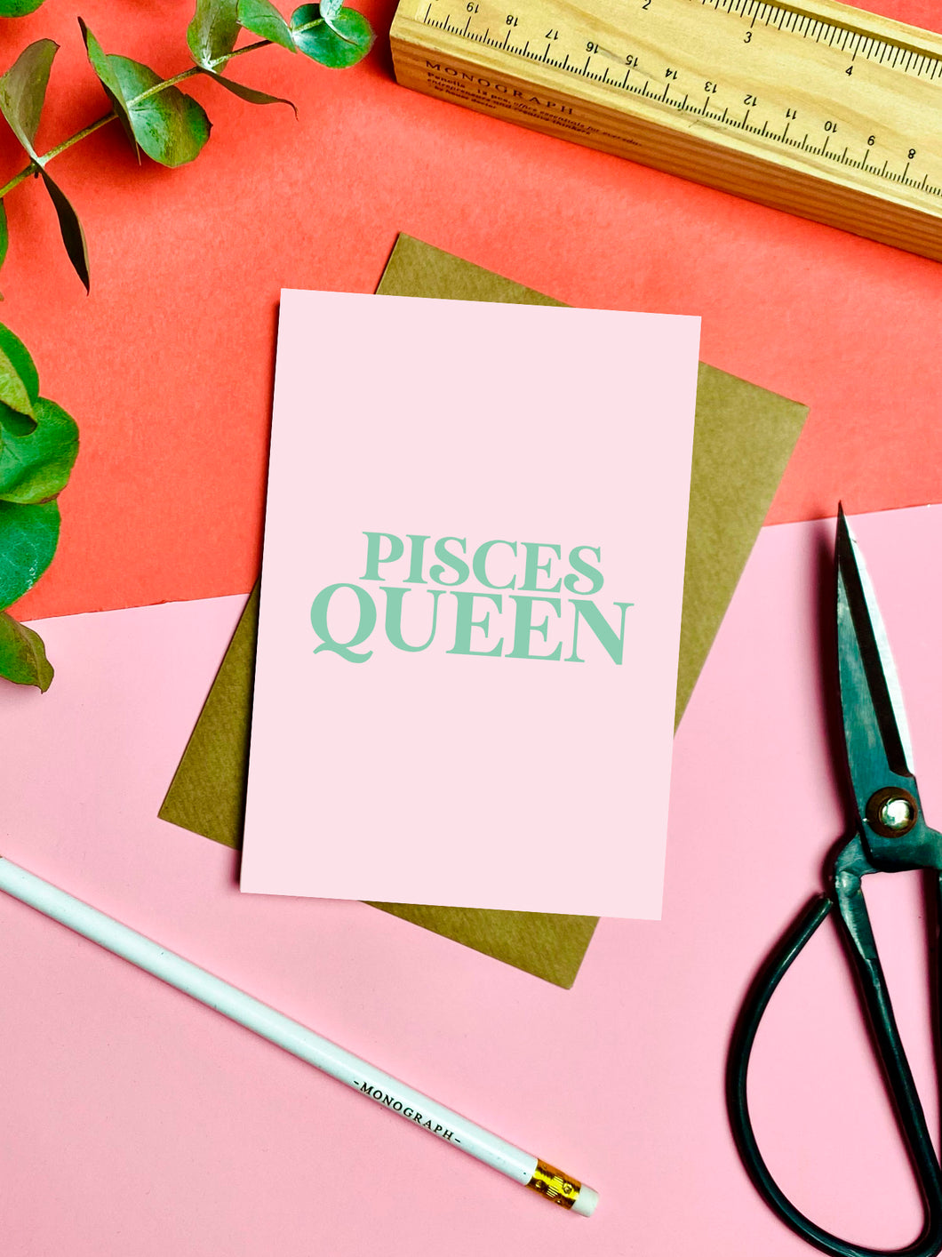Pisces Queen Card