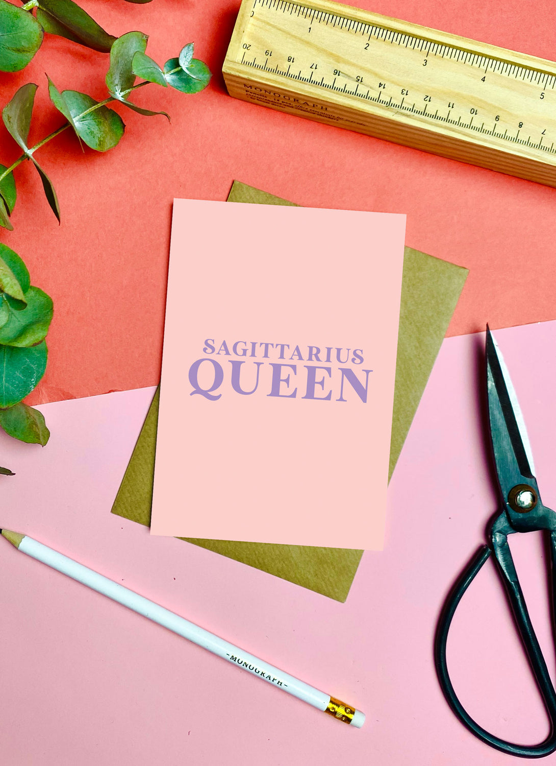 Sagittarius Queen Card