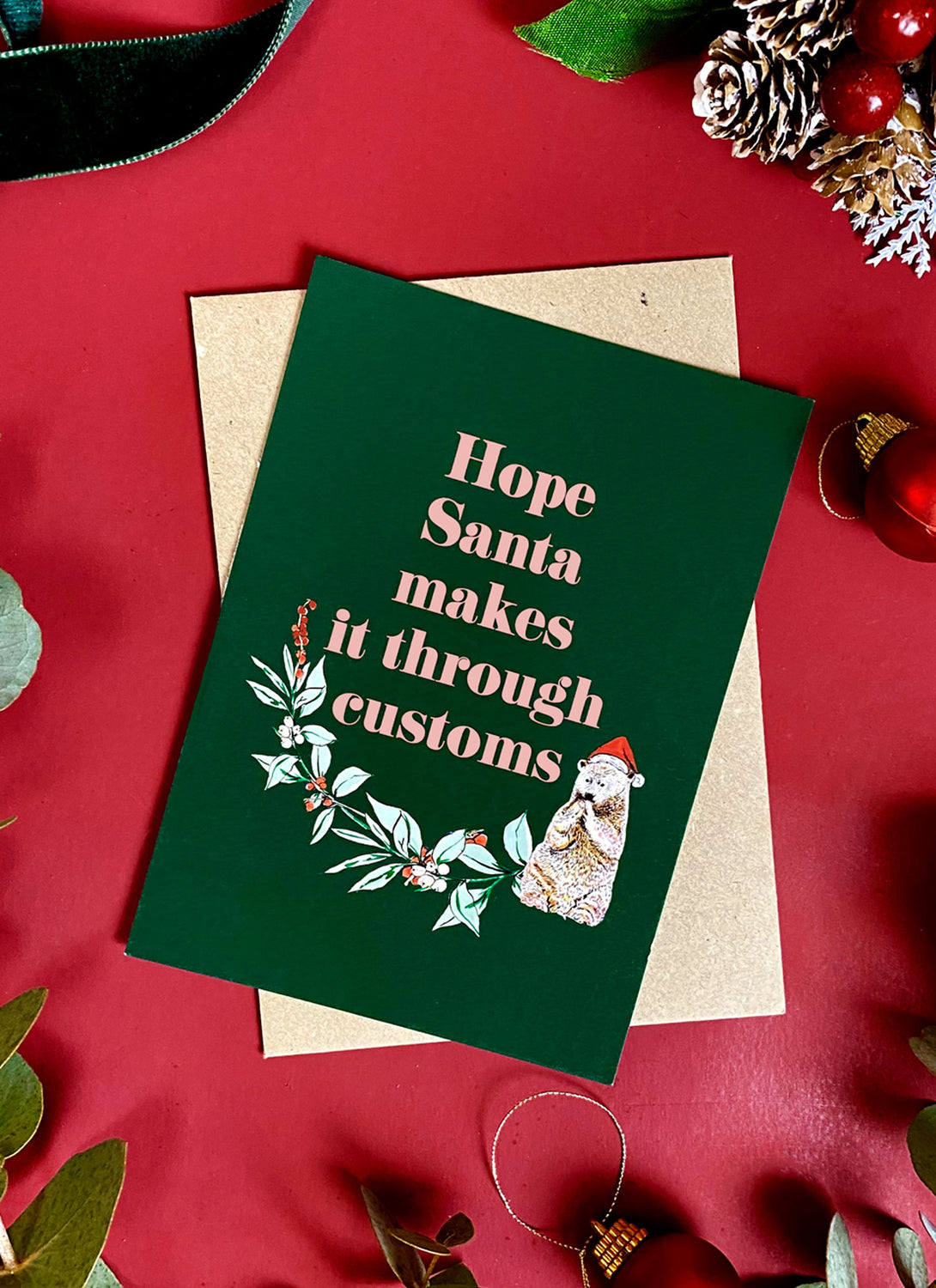 Customs Christmas Card