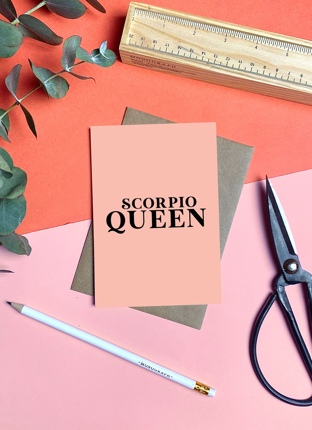 Scorpio Queen Card